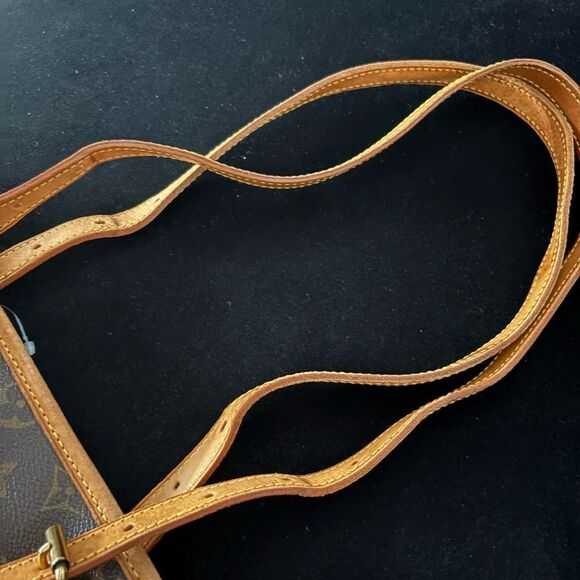 Used Louis Vuitton Brown Monogram Tote Bag bucket bag used good condition - Picture 5 of 16